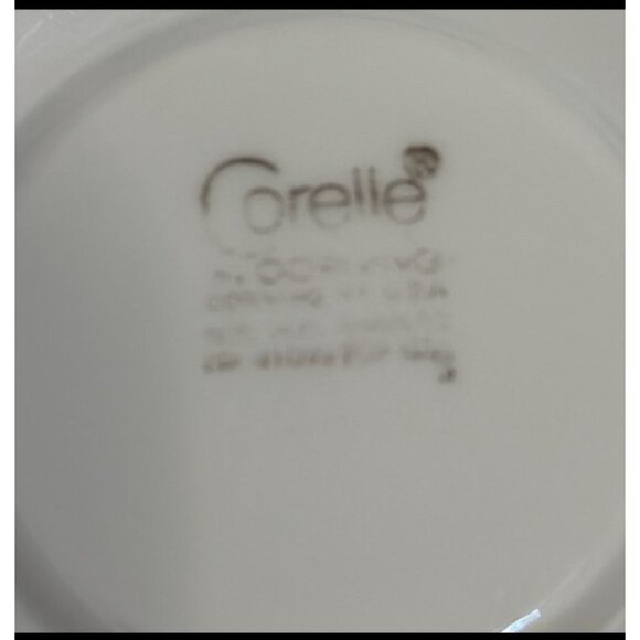 Corelle Butterfly Gold Saucer Plate 6.5" Vintage White & Yellow - Picture 2 of 3